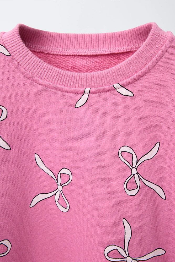 SWEAT À IMPRIMÉ FLEURS