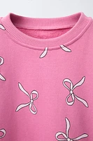 SWEAT À IMPRIMÉ FLEURS