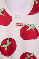 2-6 YEARS/ TOMATO SWIMSUIT