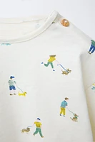 T-SHIRT IMPRIMÉ CHIENS