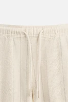 JACQUARD STRIPED PANTS