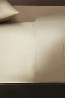 PERCALE FITTED SHEET | 11.8" THICK ( THREAD COUNT