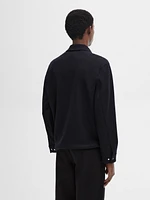 Jacket with adjustable hem detail