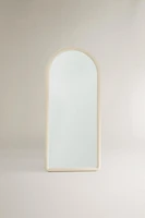 FULL LENGTH MIRROR WITH A WOODEN BOW