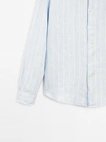 Chemise regular fit à rayures doubles