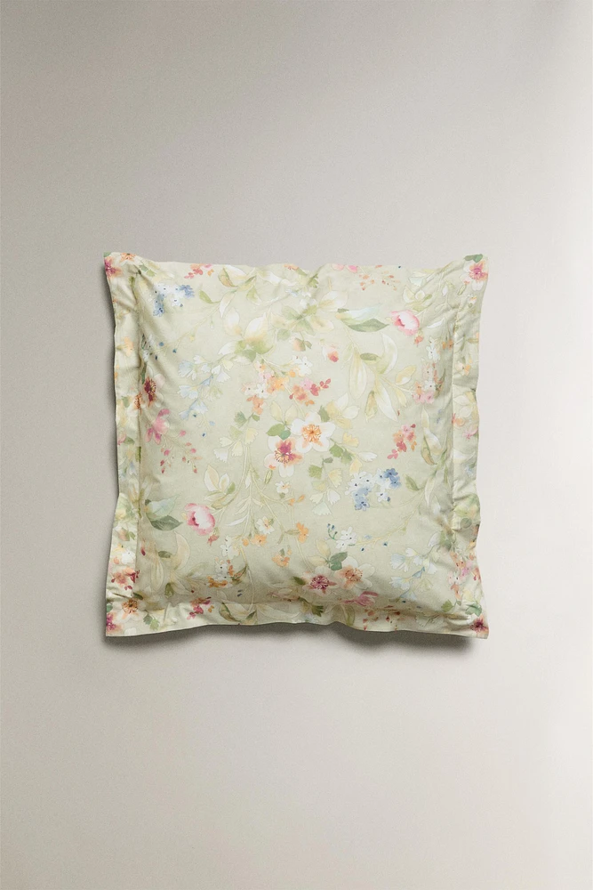 TAIE D’OREILLER IMPRIMÉ FLORAL