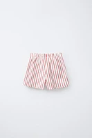 STRIPED BOW SKORT