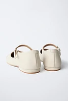 BALLERINES EN CUIR