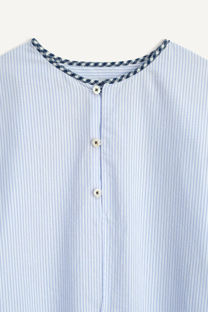 CHEMISE À RAYURES ET LISERÉS CARREAUX ÉDITION LIMITÉE