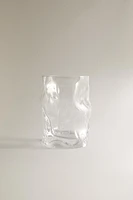 VERRE EN VERRE RECYCLABLE ONDULATIONS