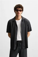 CHEMISE JACQUARD GÉOMÉTRIQUE