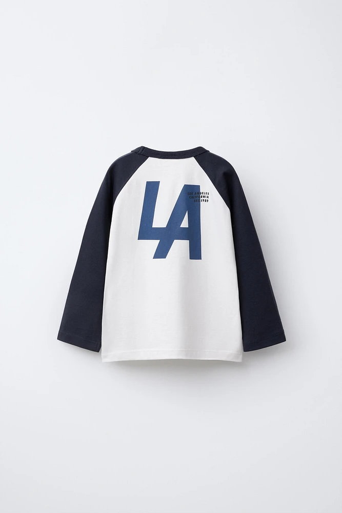 CONTRAST JOGGING T-SHIRT