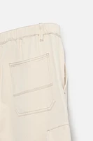 WIDE FIT CARGO PANTS
