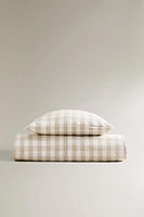 HOUSSE DE COUETTE CARREAUX