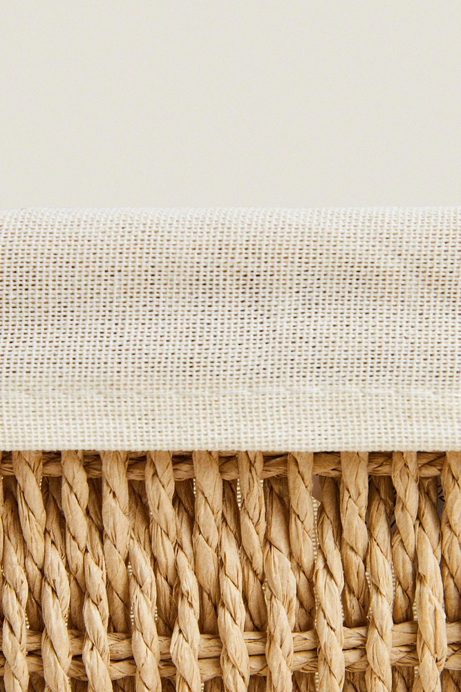 PANIER AVEC TISSU INTÉRIEUR