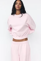BASIC PLUSH SWEATSHIRT