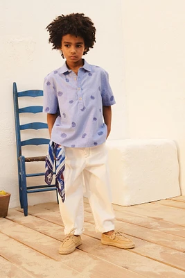 LIMITED EDITION PAISLEY EMBROIDERED SHIRT