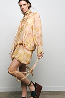 ROBE COURTE À IMPRIMÉ COLLECTION ZW