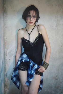 SHORT STYLE LINGERIE EN SOIE KATE MOSS X ZARA