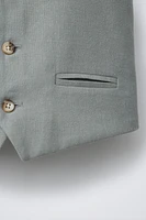 GILET DE COSTUME EN LIN