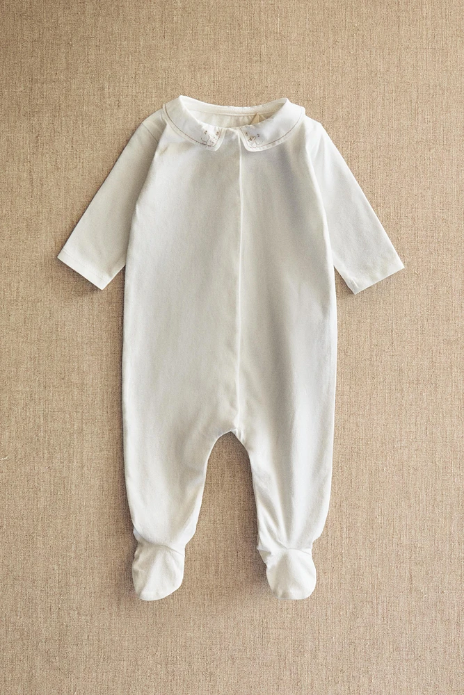GRENOUILLÈRE ENFANT BRODERIE SOURIS