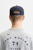 FLAT BILL PRINTED CAP
