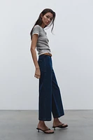 JEAN Z1975 COUPE LARGE, LONGUEUR RACCOURCIE, TAILLE HAUTE ET CEINTURE