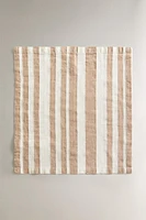 SET OF STRIPED LINEN NAPKINS