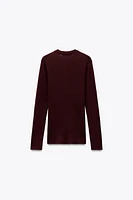FINE KNIT WOOL SWEATER