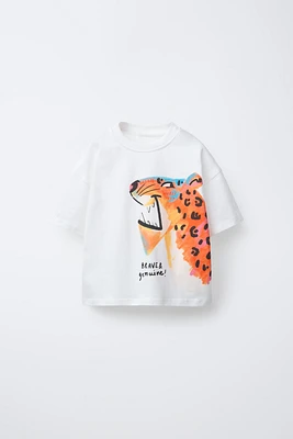 T-SHIRT À IMPRIMÉ ANIMAL