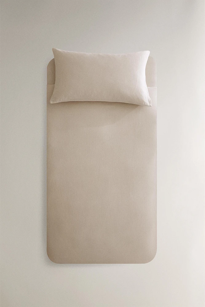 CHILDREN'S MUSLIN MOON DUVET COVER