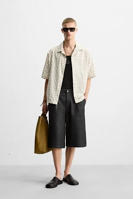 CHEMISE BRODERIE GÉOMÉTRIQUE