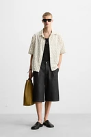 CHEMISE BRODERIE GÉOMÉTRIQUE