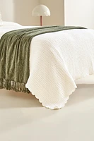 COUVRE-LIT ENFANT COTON BORD ONDULÉ