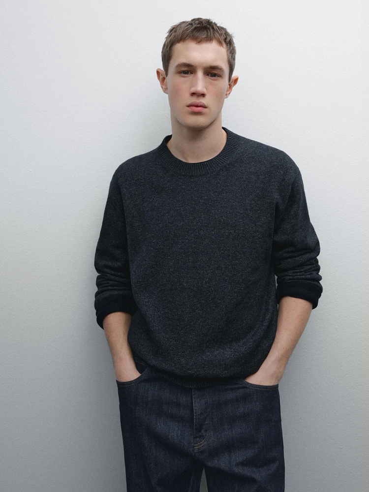 100% cotton knit sweater