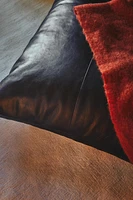 SEAMED LEATHER BEAN BAG CHAIR