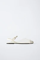 VINYL SLINGBACK SHOES