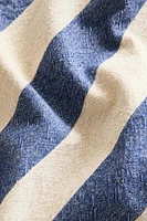 SET OF STRIPED DYED THREAD NAPKINS