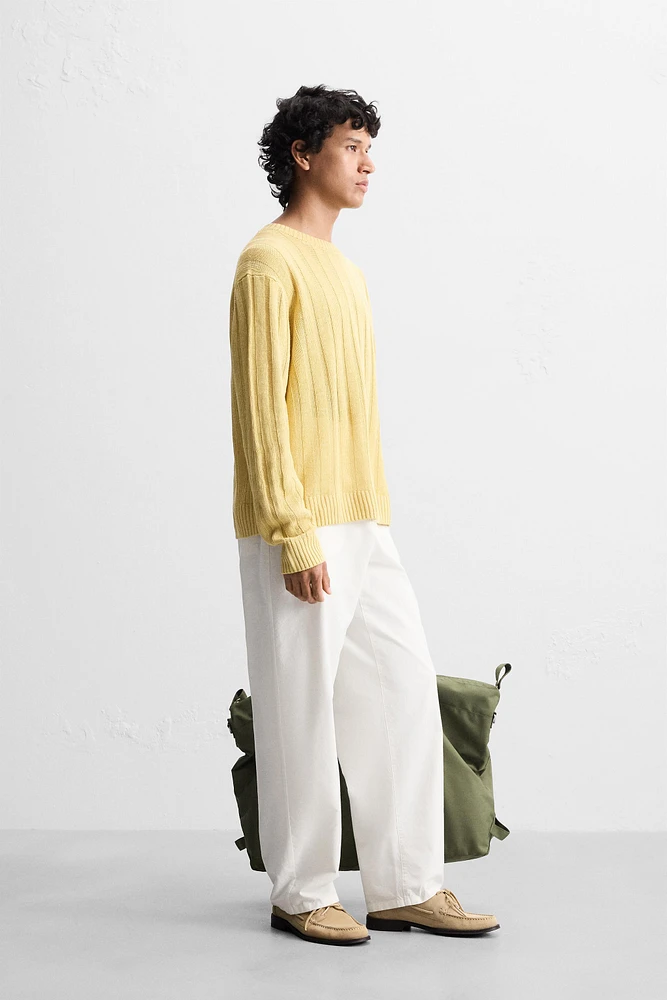 PULL 100 % LIN CÔTEL