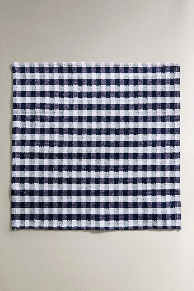 GINGHAM CHECK NAPKINS (SET OF 2)