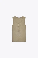 WASHED RIB TOP