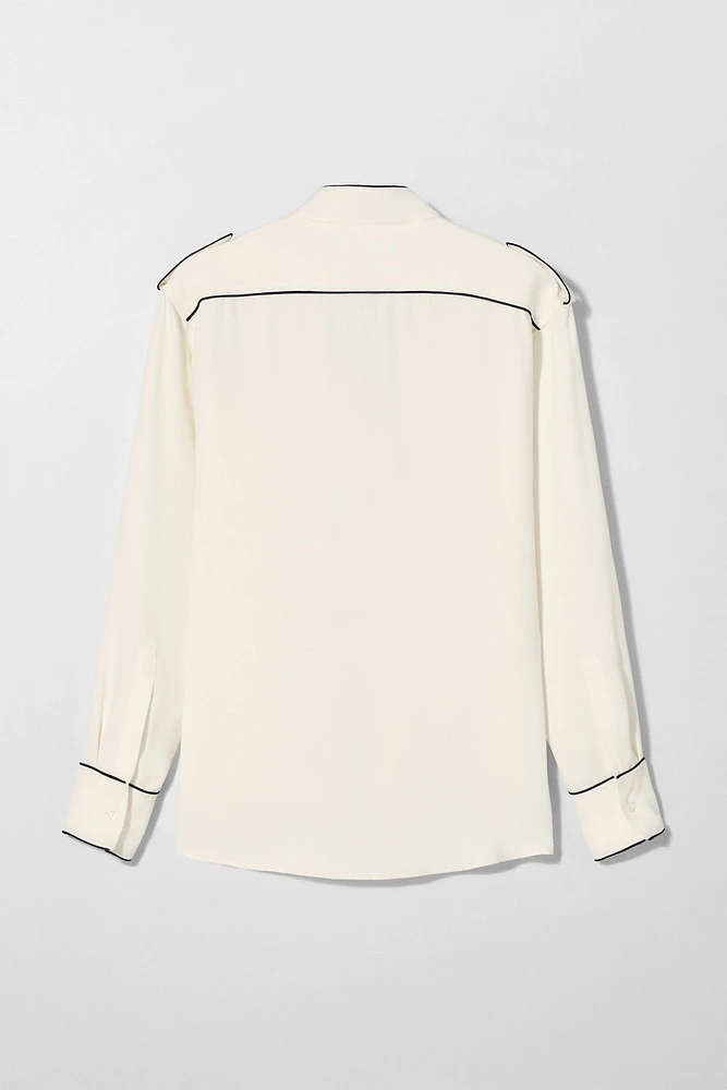 CONTRAST SHIRT BOBBY GILLESPIE X ZARA