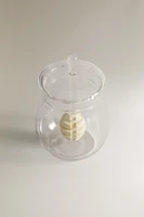 POT À MIEL BOROSILICATE COUVERCLE