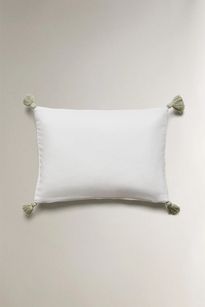 CHILDREN’S TUFTING CROCODILE THROW PILLOW COVER