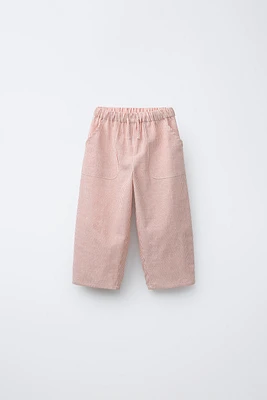 BAGGY COTTON LINEN PANTS