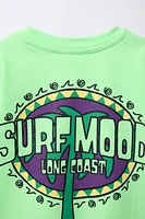 PALM TREE PRINT T-SHIRT