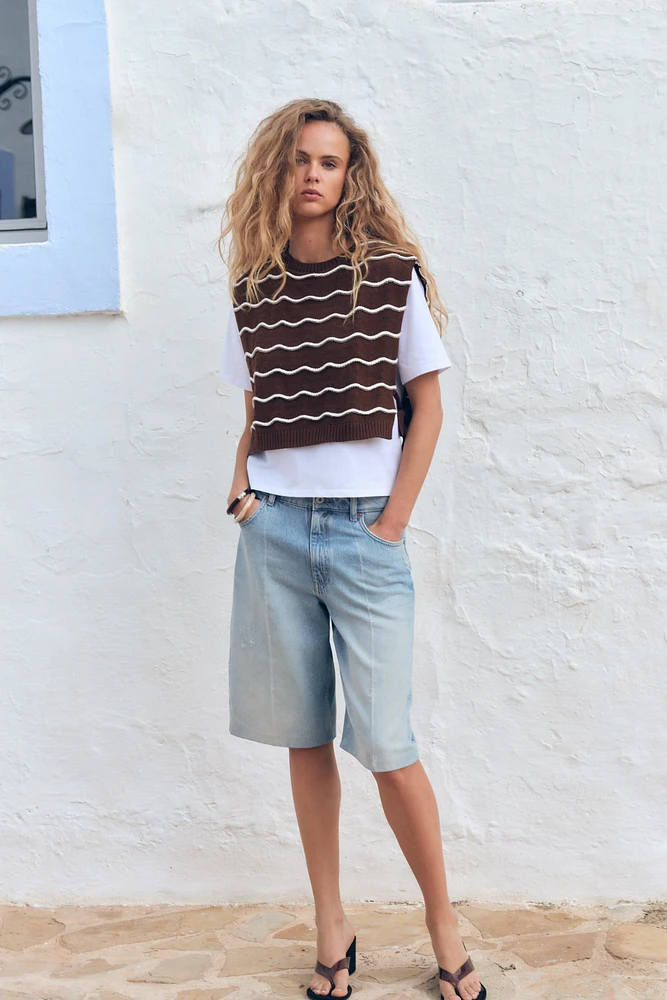 COMBINATION TRICOT VEST