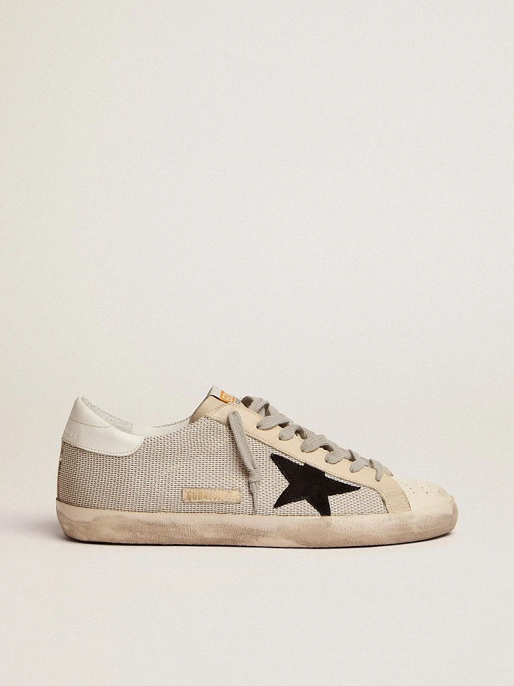 Men's Super-Star leather with black star