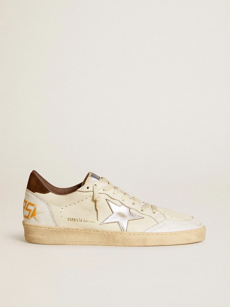 Ball star LTD nappa with metallic leather and suede heel tab