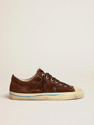 Men's V-Star LTD sneakers dark brown suede with tone-on-tone star